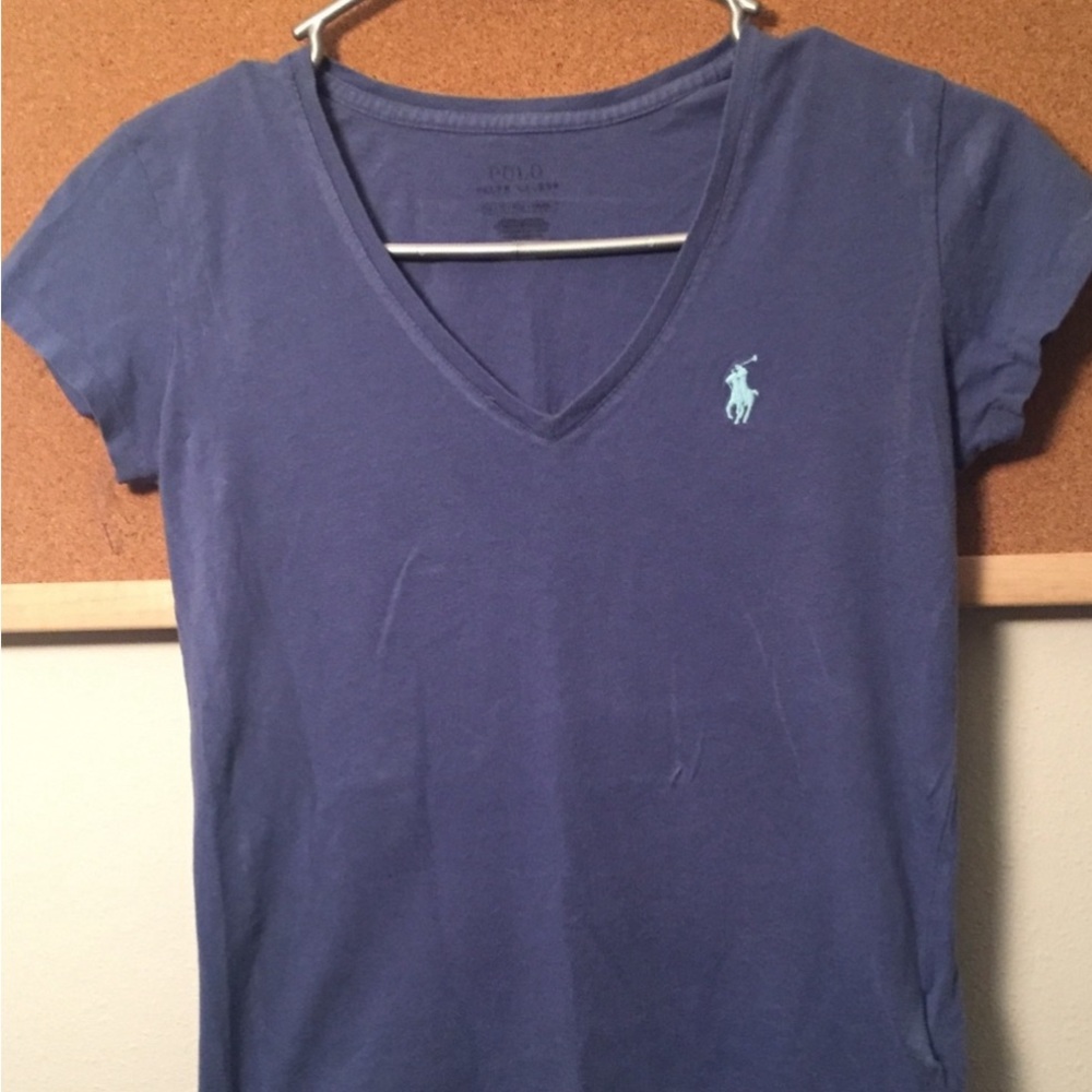 Polo Ralph Lauren Blue-purple w/ Blue Horse 💙